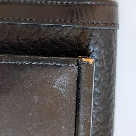 Dooney & Bourke vintage  Black Leather Wallet In VGUC - Picture 4 of 11